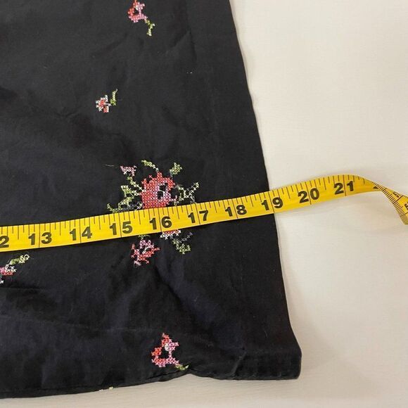 Venezia Jeans Brand Embroidered Mini Skirt - Size 20 - Picture 7 of 7